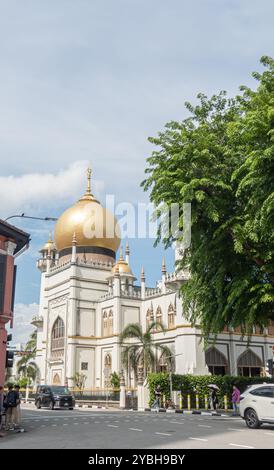 La Mosquée Sultan Singapour Banque D'Images