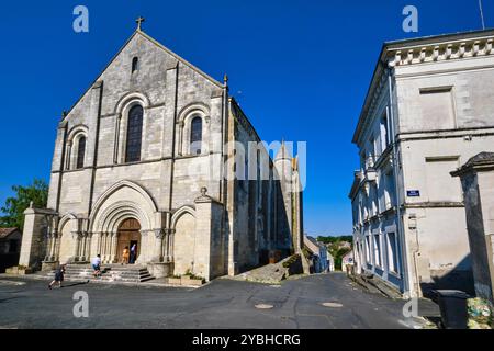 France, Indre, Châtillon-sur-Indre, Collégiale Banque D'Images