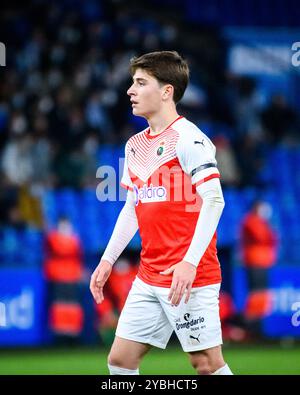 Coruña, Espagne. 06 février 2022. 1 Ligue RFEF. RC Deportivo de la Coruña vs Racing de Santander. Pablo Torre Banque D'Images