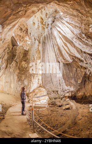 Grotte de l'Guixas Guixas - Cueva de las -, l'AISA, Huesca, Espagne Banque D'Images