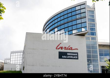 Nancy France 28 septembre 2024. UniversitÃ de Lorrain. Inria batiment Ada Lovelace nommé d'après le mathématicien britannique. université de Lorraine Banque D'Images