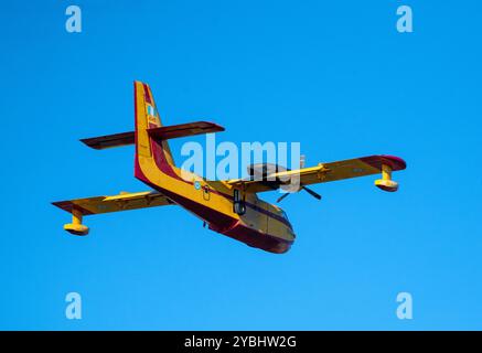 Canadair Firefighter amphibius Aircraft de la Force aérienne hellénique Banque D'Images