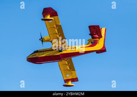 Canadair Firefighter amphibius Aircraft de la Force aérienne hellénique Banque D'Images