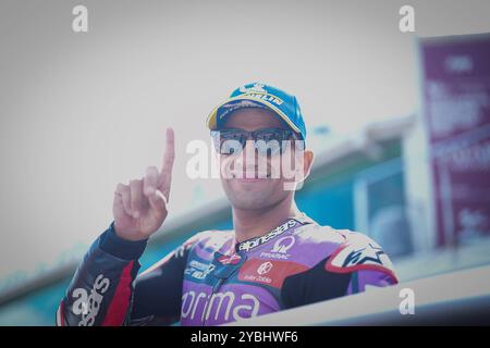 Qualification du Grand Prix d'Australie de MotoGP de Qatar Airways sur le circuit de Phillip Island. Australie 19 octobre 2024 en photo : Jorge Martin Clasificacion del Gran Premio Qatar Airways de MotoGP de Australia en el circuito de Phillip Island. 19 de Octubre de 2024 POOL/ MotoGP.com/Cordon les images de presse seront à usage éditorial exclusif. Crédit obligatoire : © MotoGP.com crédit : CORDON PRESS/Alamy Live News Banque D'Images