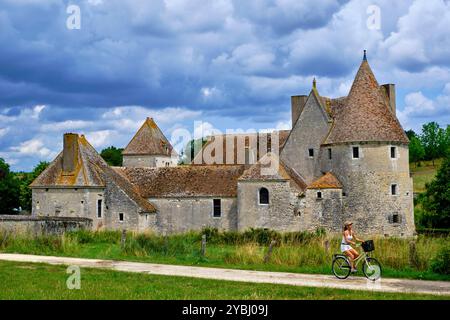 France, cher, Berry, Boulleret, château de Buranlure Banque D'Images