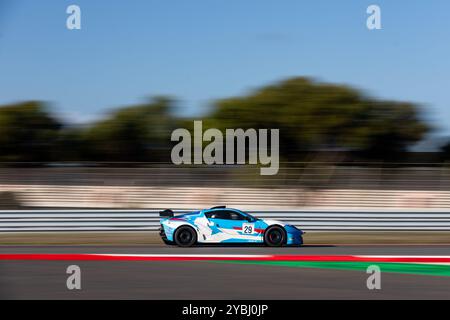 29 SCHELL Julien (fra), CAUSSANEL David (fra), Pegasus Racing, Ligier JS2 R, action pendant le Heat 6 des Ligier European Series 2024 sur le circuit International de l'Algarve du 16 au 19 octobre 2024 à Portimao, Portugal - photo Joao Filipe/DPPI crédit : DPPI Media/Alamy Live News Banque D'Images