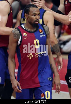 Belgrade, Serbie. 18 octobre 2024. Kevin Punter Barcelona lors du match de basket-ball de Turkish Airlines Euroleague entre Crvena Zvezda Meridianbet Belgrade et le FC Barcelone le 18 octobre 2024 à Belgrade Arena, Serbie - photo Aleksandar Djorovic/DPPI crédit : DPPI Media/Alamy Live News Banque D'Images