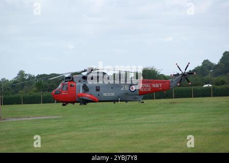 Westland (Leonardo) Sea King Hu.5 au RNAS Yeovilton en 2015 Banque D'Images