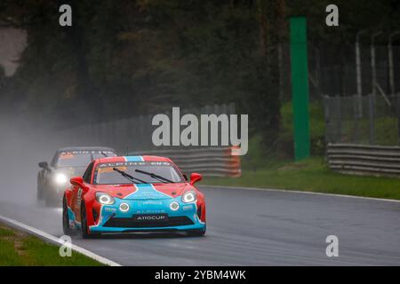 123 DE BRABANT Frederic, Chazel technologies course, Alpine A110 Cup, messieurs, action lors de la 6ème manche de la Alpine Elf Cup Series 2024, du 18 au 20 octobre 2024 sur l'Autodromo nazionale di Monza, à Monza, Italie - photo Grégory Lenormand/DPPI crédit : DPPI Media/Alamy Live News Banque D'Images