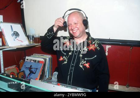 Frank Black DJing au Barfly Camden Town Londres 21 juin 2003, Angleterre, Royaume-Uni. Banque D'Images