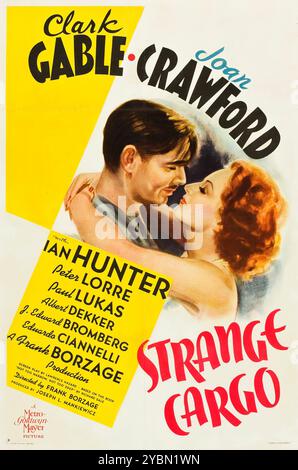 Strange Cargo (MGM, 1940) avec Clark Gable, Joan Crawford, Ian Hunter, Peter Lorre Banque D'Images