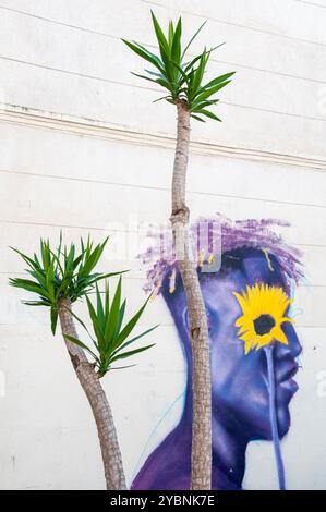 Aperçu du quartier le panier à Marseille avec rue branchée France, Europe Banque D'Images