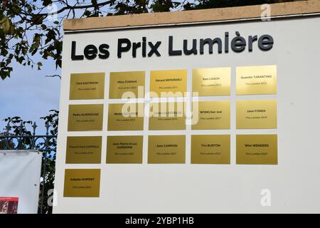 Lyon, France. 19 octobre 2024. Le remake des usines de lumière a lieu à Lyon, France, le 19 octobre 2024. (Photo de Romain Doucelin/NurPhoto)0 crédit : NurPhoto SRL/Alamy Live News Banque D'Images