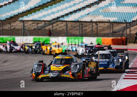 65 MALDONADO Manuel (gbr), MILESI Charles (fra), LECLERC Arthur (mco), Panis Racing, Oreca 07 - Gibson, action pendant les 4 heures de Portimao 2024, 6ème manche de la série européenne le Mans 2024 sur le circuit International de l'Algarve du 16 au 19 octobre 2024 à Portimao, Portugal Banque D'Images