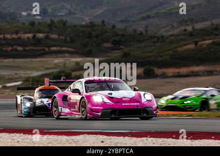 Portimao, Portugal, 19 octobre 2024,#65 Panis Racing (FRA) - Oreca 07/Gibson (LMP2) - Manuel Maldonado (GBR) Charles Milesi (FRA) Arthur Leclerc (MCO) pendant les 4 heures de Portimao, sixième et dernière manche de la European le Mans Series 2024 à Autodromo Internacional do Algarve, Portimao (Portugal), du 16 au 19 octobre 2024 - Kristof Verlen Live News/Kristamlen Banque D'Images