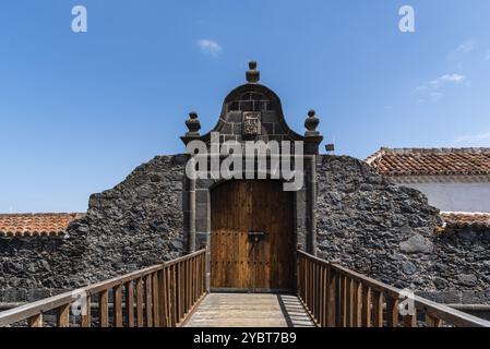 La forteresse Castillo de Santa Catalina, Santa Cruz de la Palma, la Palma, Îles Canaries, Espagne, Europe Banque D'Images