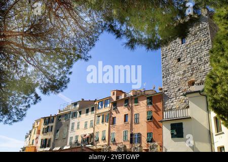 Documentation photographique du petit village coloré de Portovenere Ligurie Italie Banque D'Images