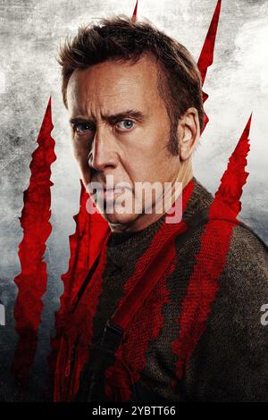 NICOLAS CAGE in ARCADIAN (2024), réalisé par BENJAMIN BREWER. Credit : Aperture Media Partners Buffalo 8 Productions (post-production) Highland film Group (HFG) Redline Entertainment (II) Saturn films / album Banque D'Images