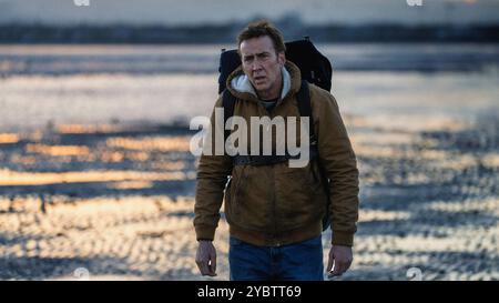 NICOLAS CAGE in ARCADIAN (2024), réalisé par BENJAMIN BREWER. Credit : Aperture Media Partners Buffalo 8 Productions (post-production) Highland film Group (HFG) Redline Entertainment (II) Saturn films / album Banque D'Images