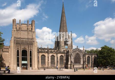 Cathédrale de Sheffield, South Yorkshire, Angleterre Banque D'Images