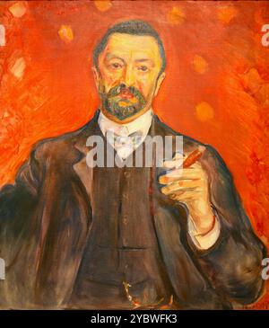 Portrait de Felix Auerbach 1906 Edvard Munch Banque D'Images