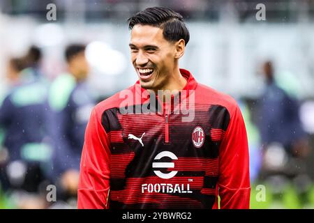 Milan, Italie. 19 octobre 2024. Tijjani REIJNDERS de l'AC Milan pendant le championnat italien Serie A match de football entre l'AC Milan et Udinese Calcio le 19 octobre 2024 au stade San Siro de Milan, Italie - photo Matthieu Mirville (F Bertani)/DPPI crédit : DPPI Media/Alamy Live News Banque D'Images