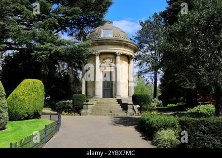 Le mémorial de Jephson à Jephson Gardens, Royal Leamington Spa Town, comté de Warwickshire, Angleterre, Royaume-Uni Banque D'Images