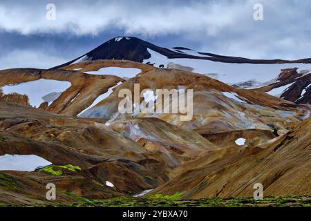 Islande, Sudurland, Kerlingarfjöll, montagne thermale de Hveradalir Banque D'Images