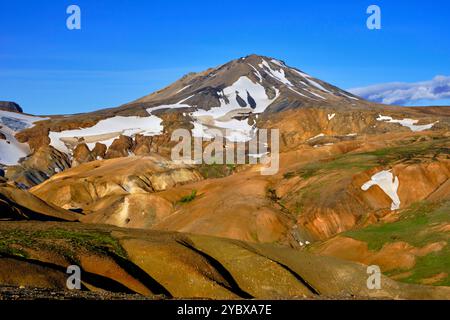 Islande, Sudurland, Kerlingarfjöll, montagne thermale de Hveradalir Banque D'Images