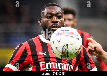 Milan, Italie. 19 octobre 2024. Youssouf FOFANA de l'AC Milan lors du championnat italien Serie A match de football entre l'AC Milan et Udinese Calcio le 19 octobre 2024 au stade San Siro de Milan, Italie - photo Matthieu Mirville (F Bertani)/DPPI crédit : DPPI Media/Alamy Live News Banque D'Images