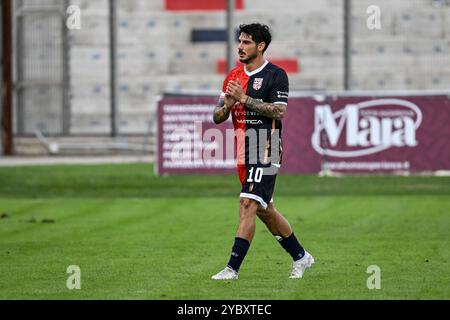 Giuseppe Mastinu de Torres lors de Torres vs Ternana, match de football italien Serie C à Sassari, Italie, le 20 octobre 2024 Banque D'Images