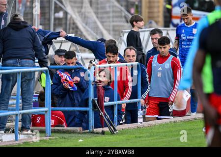 Giuseppe Mastinu de Torres lors de Torres vs Ternana, match de football italien Serie C à Sassari, Italie, le 20 octobre 2024 Banque D'Images