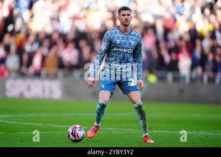 Chris Mepham de Sunderland lors du Sky Bet Championship match au MKM Stadium de Hull. Date de la photo : dimanche 20 octobre 2024. Banque D'Images