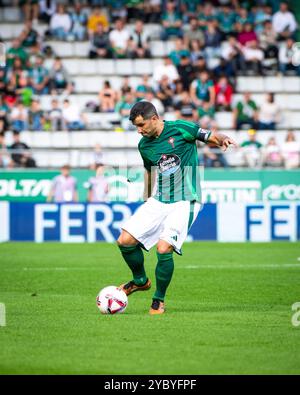 Ferrol, Espagne. Hypermotion League. Jornada 10. Racing Club Ferrol vs Huesca. Alex Lopez crédit : Ismael Miján/Alamy Live News Banque D'Images