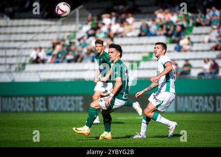 Ferrol, Espagne. Hypermotion League. Jornada 10. Racing Club Ferrol vs Huesca. Josue Dorrio crédit : Ismael Miján/Alamy Live News Banque D'Images