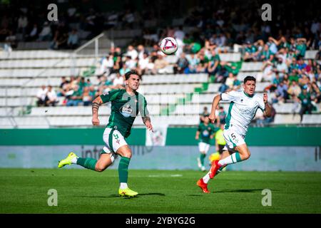 Ferrol, Espagne. Hypermotion League. Jornada 10. Racing Club Ferrol vs Huesca. Eneko Jauregui crédit : Ismael Miján/Alamy Live News Banque D'Images