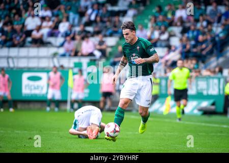 Ferrol, Espagne. Hypermotion League. Jornada 10. Racing Club Ferrol vs Huesca. Crédit : Ismael Miján/Alamy Live News Banque D'Images