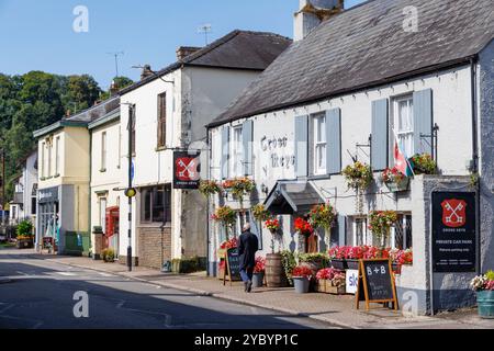 Cross Keys public House, Usk, Monmouthshire, pays de Galles, Royaume-Uni Banque D'Images