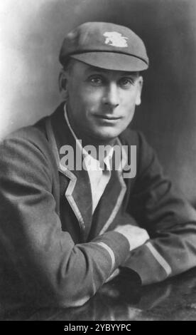 Jack Hobbs, Sir John Berry Hobbs (1882 – 1963) joueur de cricket professionnel anglais Banque D'Images