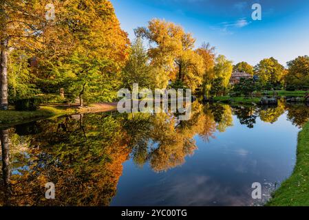 Automne dans le parc Kadriorg Estonie Banque D'Images