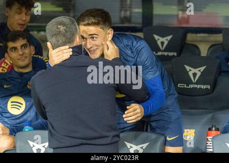 Barcelone, Espagne. 20 octobre 2024. LOF - FC Barcelone vs Sevilla Espagnol la Liga EA Sports match de football FC Barcelone vs Sevilla au stade olympique de Montjuic à Barcelone, Espagne 20 octuber 2024 crédit : CORDON PRESS/Alamy Live News Banque D'Images