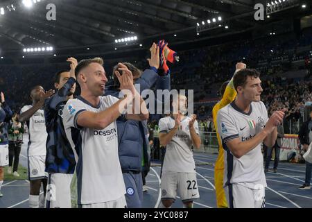 Roma, Italie. 20 octobre 2024. Lors du match de football Serie A Enilive entre L'AS Roma et l'Inter au stade olympique de Rome, Italie - dimanche 20 octobre 2024. Sport - Football. (Photo de Fabrizio Corradetti/LaPresse) crédit : LaPresse/Alamy Live News Banque D'Images