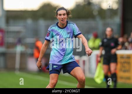 Dagenham, Royaume-Uni. 20 octobre 2024. Mariona Caldentey d'Arsenal en action lors du match de Super League féminine de Barclays West Ham United Women vs Arsenal Women au Chigwell construction Stadium, Dagenham, Royaume-Uni, 20 octobre 2024 (photo par Izzy Poles/News images) à Dagenham, Royaume-Uni le 20/10/2024. (Photo par Izzy Poles/News images/SIPA USA) crédit : SIPA USA/Alamy Live News Banque D'Images