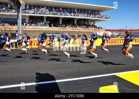 Austin, États-Unis. 20 octobre 2024. Ambiance de grille - Dallas Cowboys Cheerleaders. 20.10.2024. Formula 1 World Championship, Rd 19, United States Grand Prix, Austin, Texas, USA, Race Day. Le crédit photo devrait se lire : XPB/Alamy Live News. Banque D'Images