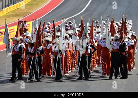 Austin, États-Unis. 20 octobre 2024. Atmosphère de grille. 20.10.2024. Formula 1 World Championship, Rd 19, United States Grand Prix, Austin, Texas, USA, Race Day. Le crédit photo devrait se lire : XPB/Alamy Live News. Banque D'Images