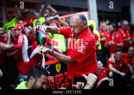 Austin, Etats-Unis. 21 octobre 2024. VASSEUR Frédéric (fra), Team principal & General Manager de la Scuderia Ferrari, portrait célébré lors du Grand Prix de formule 1 Pirelli United States 2024, 19ème manche du Championnat du monde de formule 1 2024 du 18 au 20 octobre 2024 sur le circuit des Amériques, à Austin, États-Unis - photo Eric Alonso/DPPI crédit : DPPI Media/Alamy Live News Banque D'Images