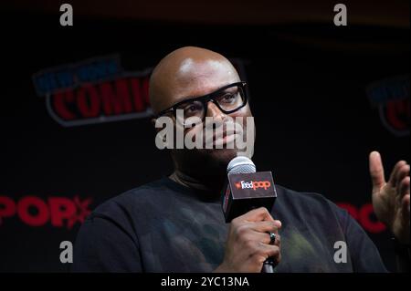 New York, USA, 19 octobre 2024. Producteur exécutif et réalisateur Olatunde Osunsanmi. Réalisateur et casting du prochain film Star Trek : section 31. Crédit : M. Stan Reaves/Alamy Live News Banque D'Images