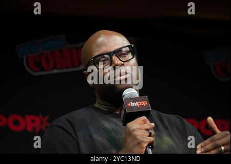 New York, USA, 19 octobre 2024. Producteur exécutif et réalisateur Olatunde Osunsanmi. Réalisateur et casting du prochain film Star Trek : section 31. Crédit : M. Stan Reaves/Alamy Live News Banque D'Images