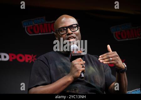 New York, USA, 19 octobre 2024. Producteur exécutif et réalisateur Olatunde Osunsanmi. Réalisateur et casting du prochain film Star Trek : section 31. Crédit : M. Stan Reaves/Alamy Live News Banque D'Images