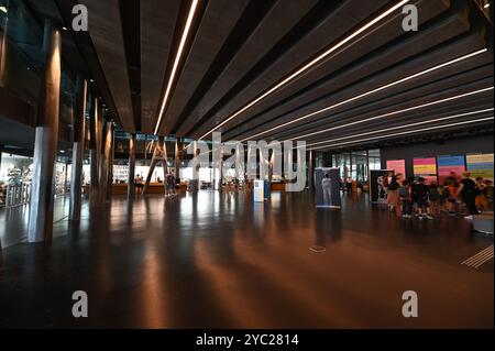 MARSEILLE, FRANCE - 09 JUILLET 2015 : bâtiment du Musée des civilisations européennes et méditerranéennes, MuCEM Banque D'Images